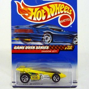 Hot Wheels Shadow Jet #958 Game Over Series #2 of 4 Yellow Die-Cast Car 1999